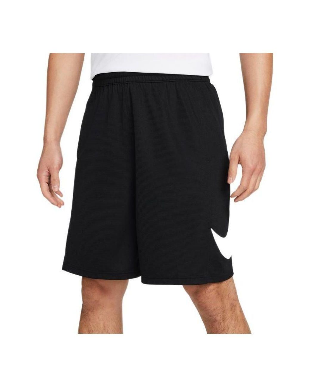 Nike Black Logo Performance Swoosh Short for men