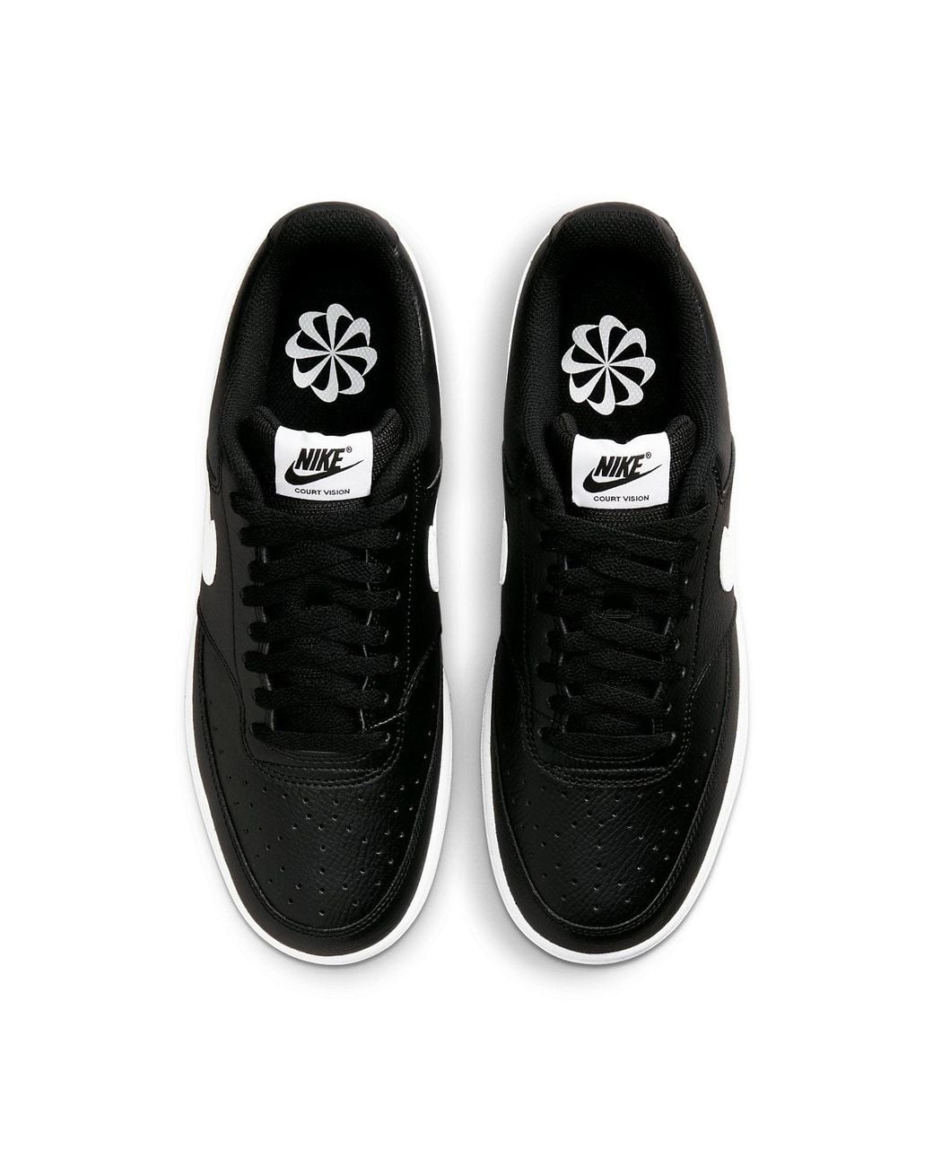 Nike Black Court Vision Low Next Nature Shoes for men