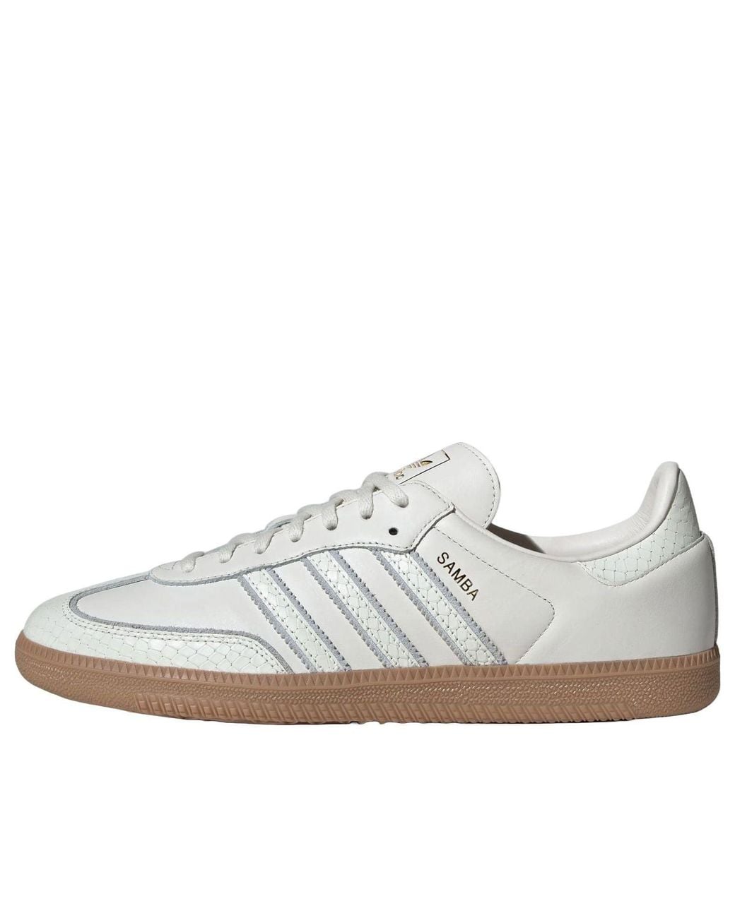 Adidas White Samba 'Core Snakeskin' for men