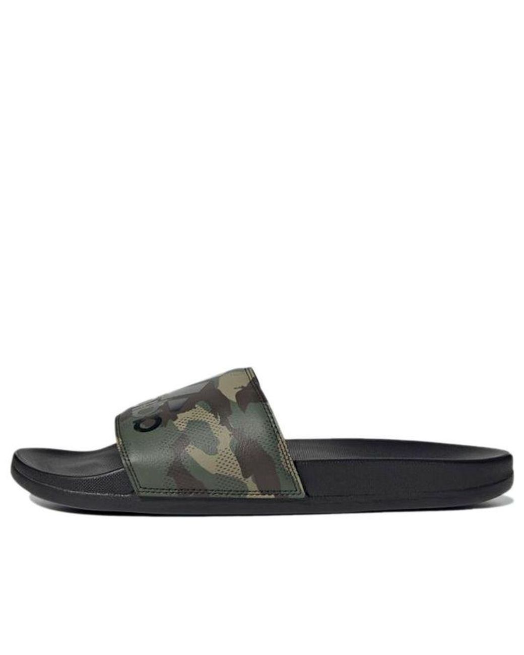 Adidas Green Adilette Comfort Sandals Casual Sports Slippers Camouflage