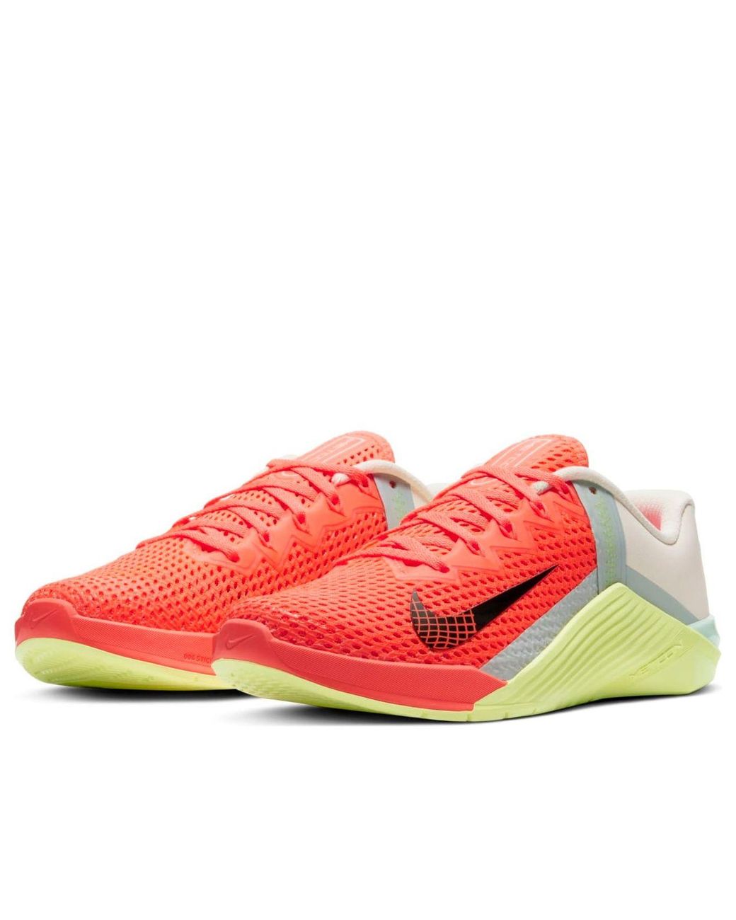 Nike Red (Wmns) Metcon 6 'Bright Mango Light Zitron'