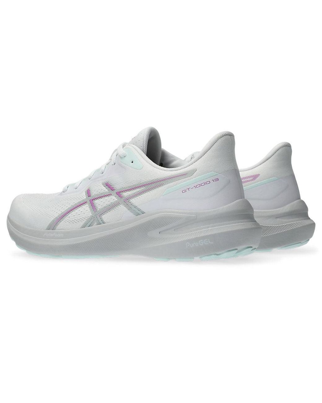 Asics White (Wmns) Gt-1000 13 Sneakers Glow'