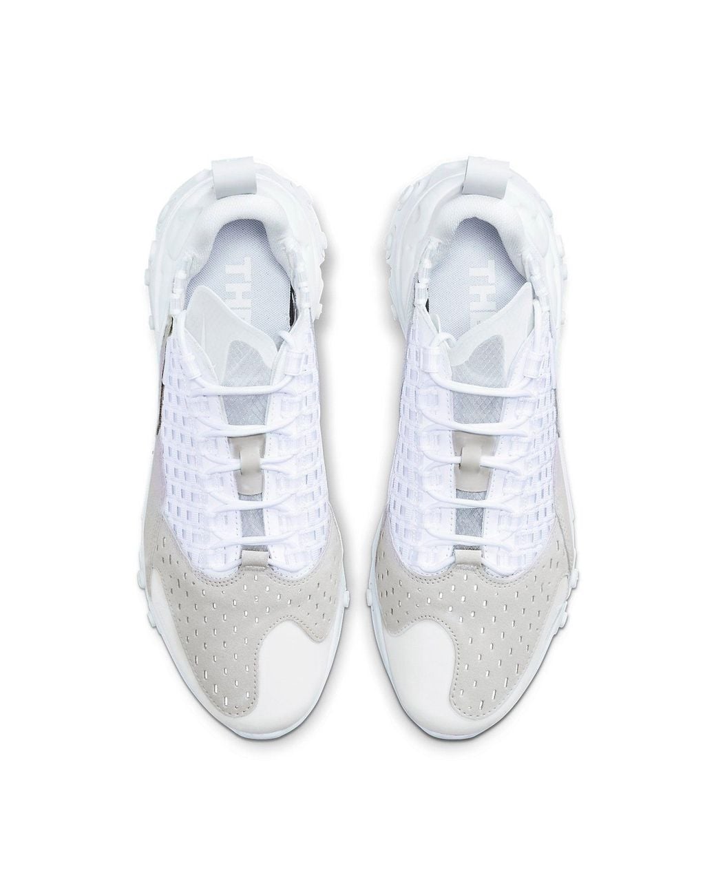 Nike White React Sertu 'Triple' for men