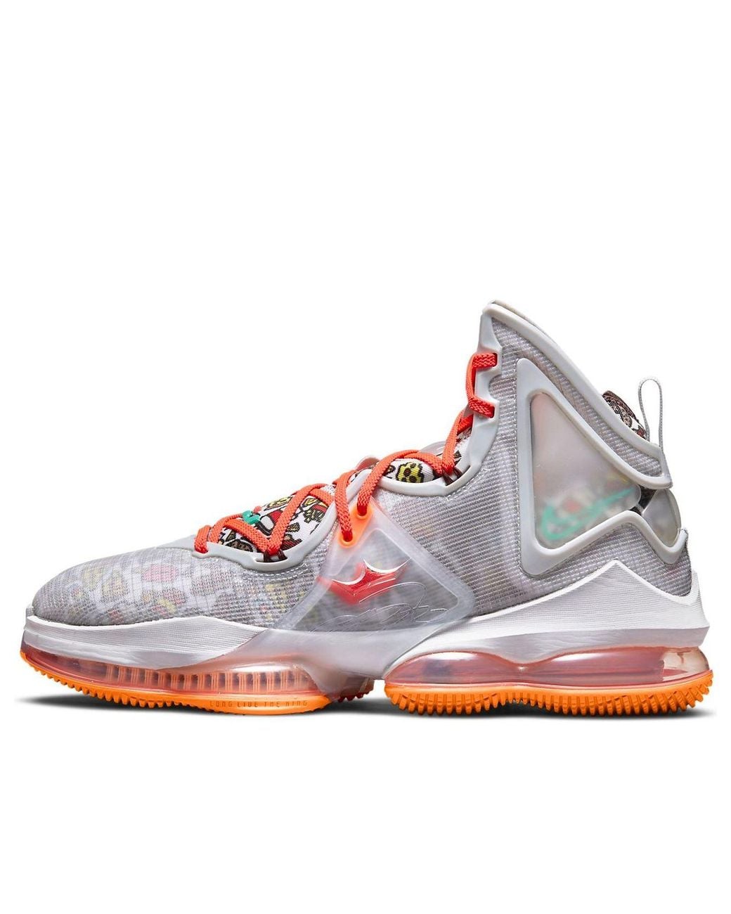 Nike White Lebron 19 'Fast Food' for men
