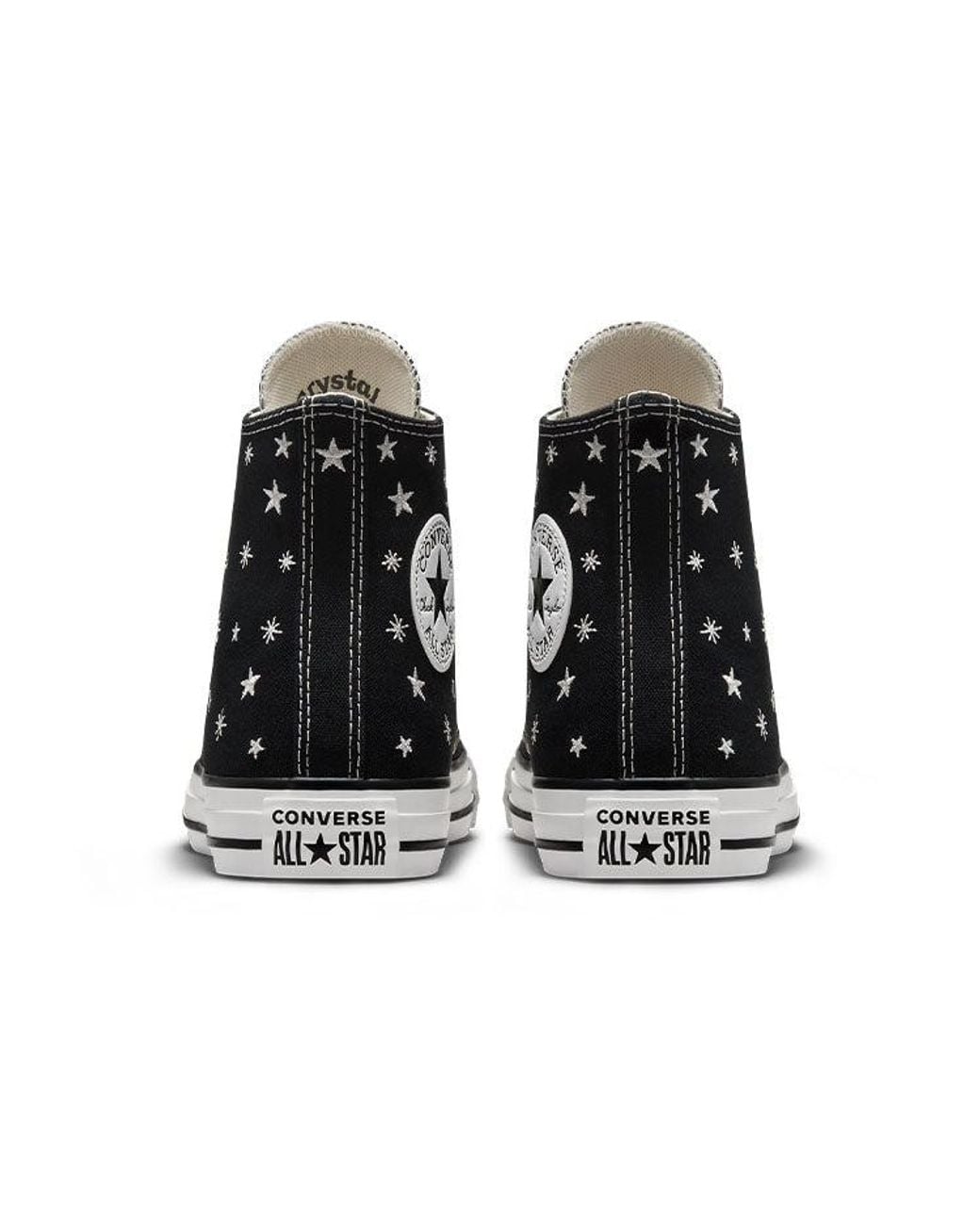 Converse Black (Wmns) Chuck Taylor All Star High 'Embroidered Stars'