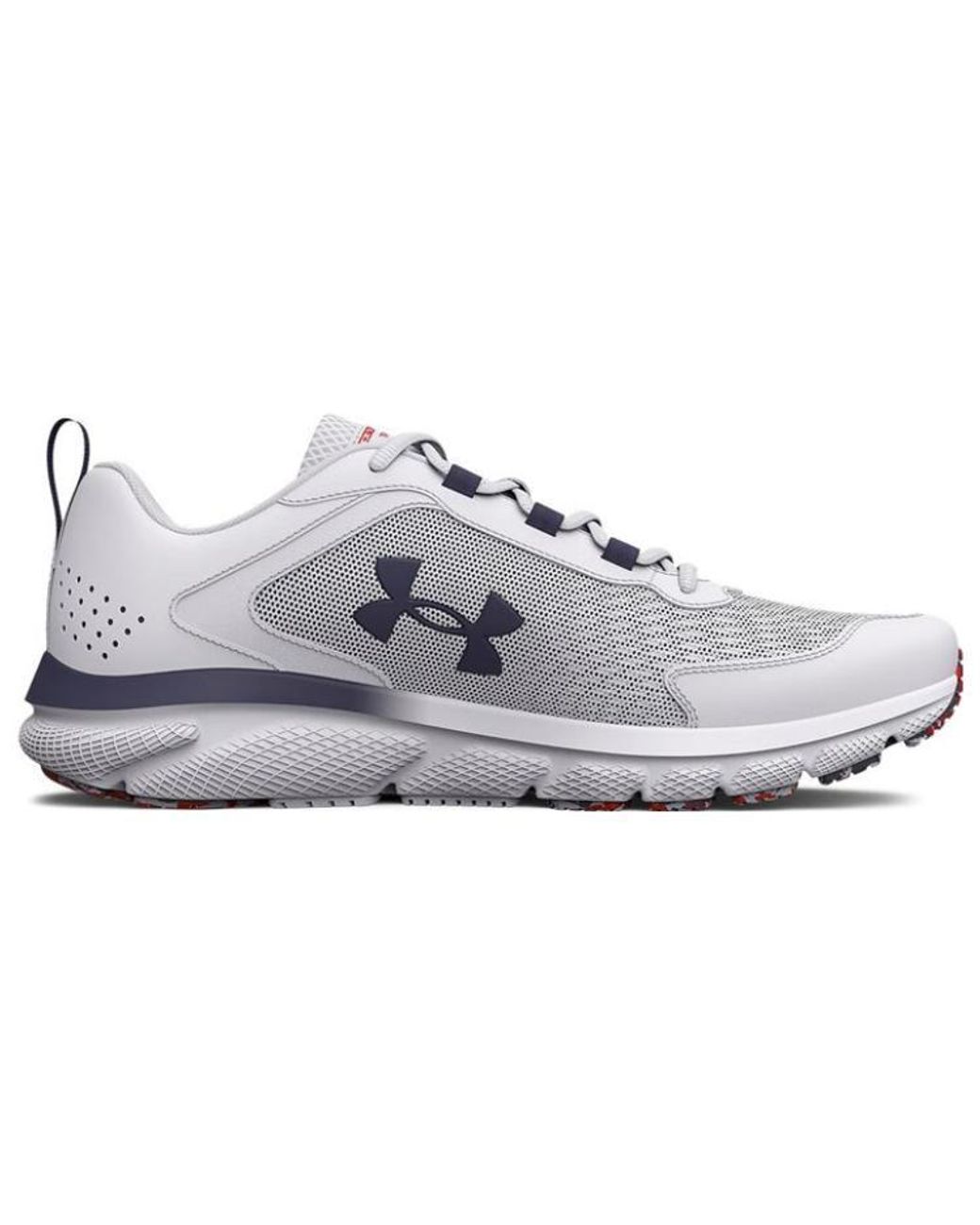 Under Armour White Charged Assert 9 Running Shoes for men
