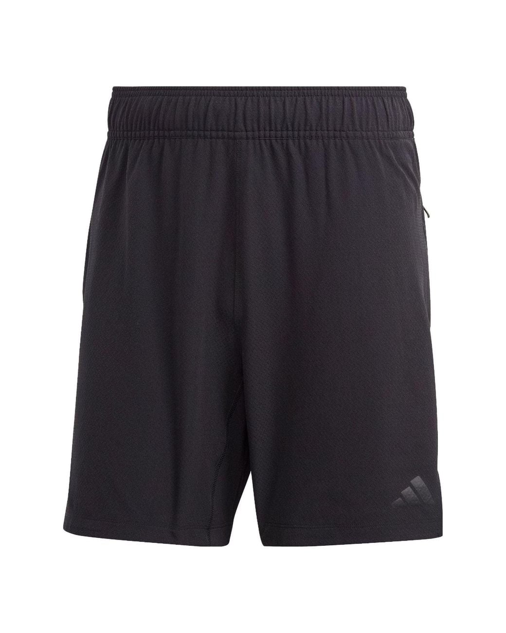 Adidas Blue Workout Knurling Shorts for men