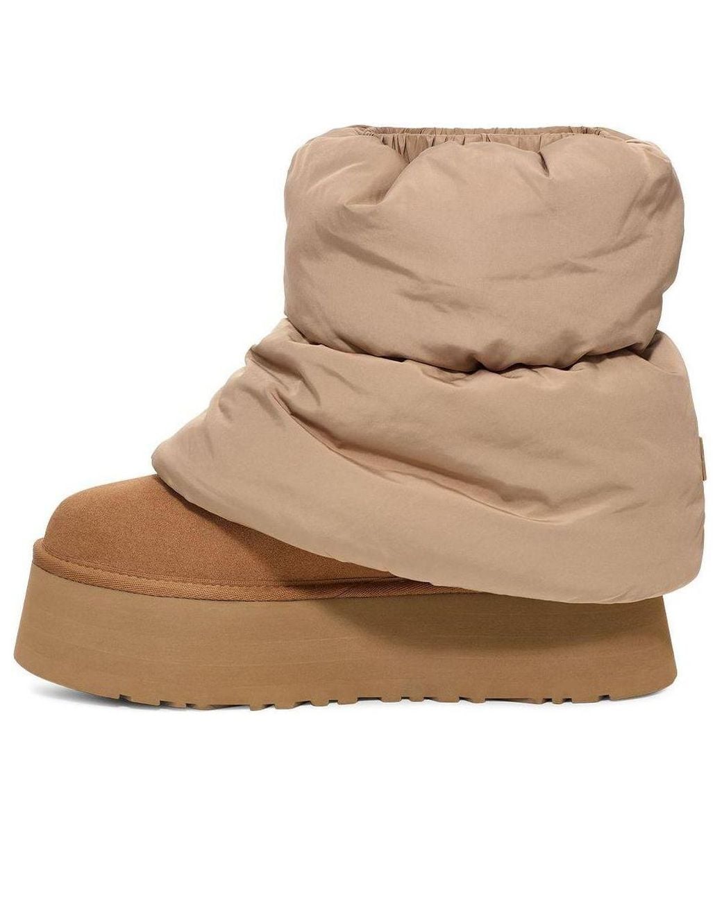 Ugg Natural Classic Mini Dipper Puffer Boots