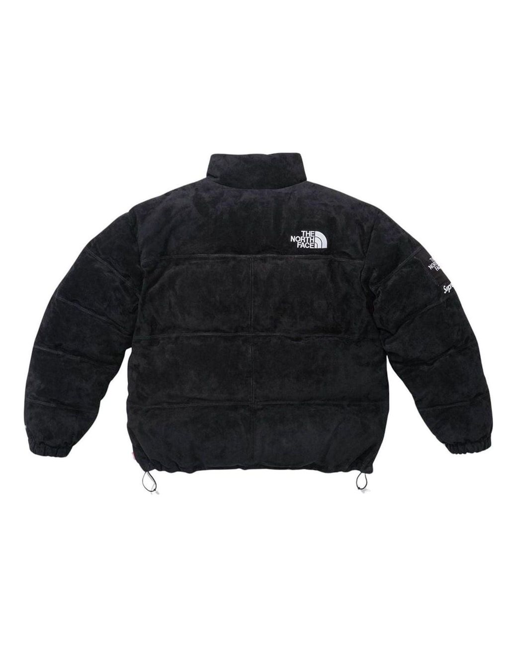 Supreme Blue X The North Face Suede Nuptse Jacket for men