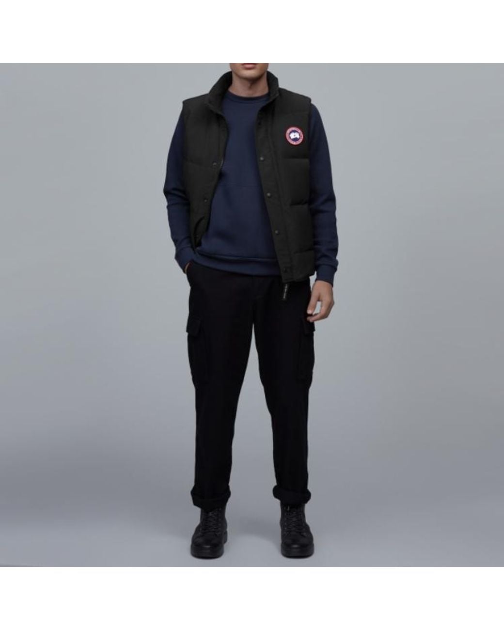 Canada Goose Black Garson Vest for men