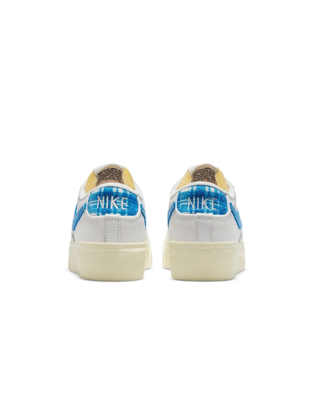 Nike Blue (Wmns) Blazer Low Platform Sneakers