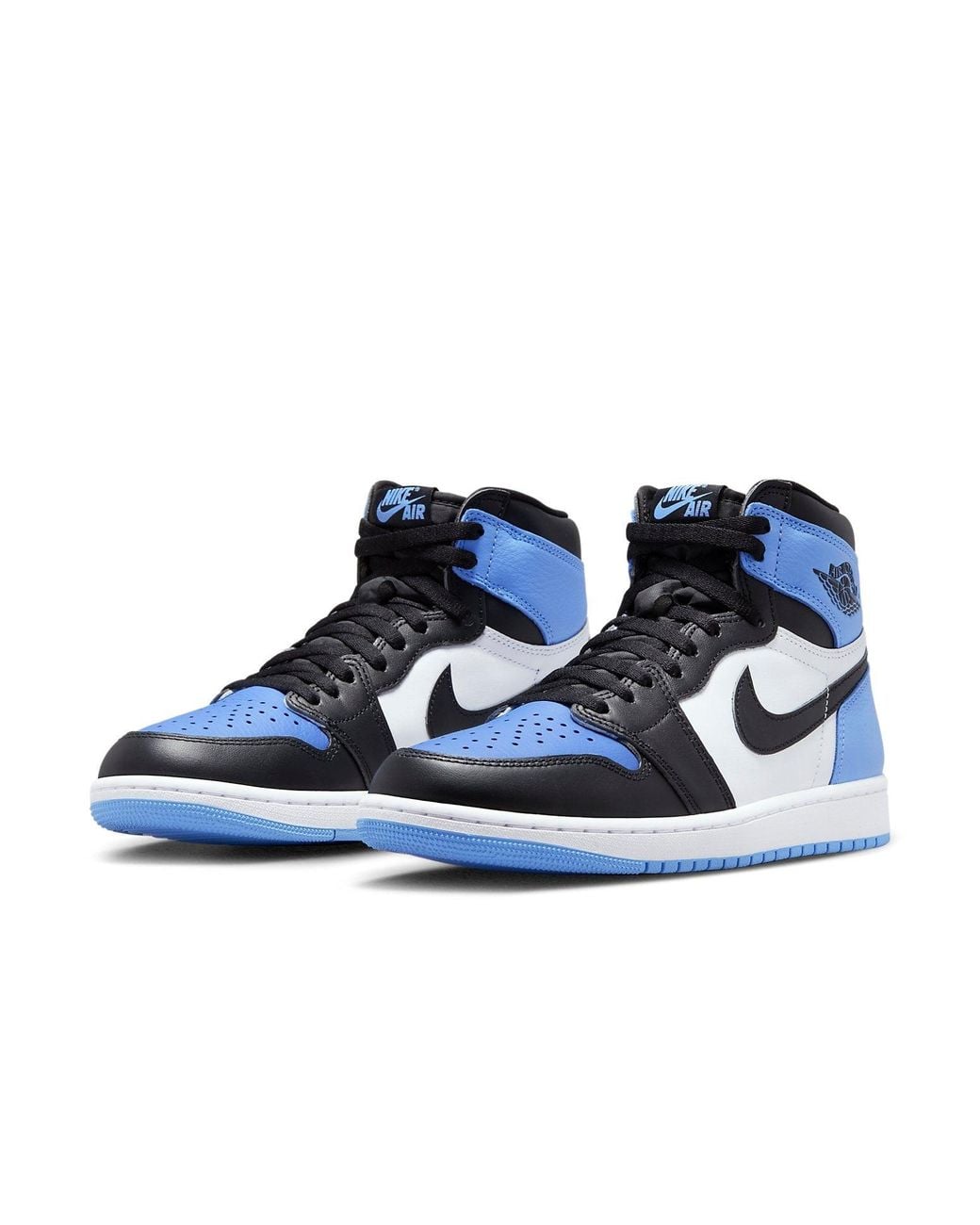 Nike Blue 1 Retro High Og 'unc Toe' for men