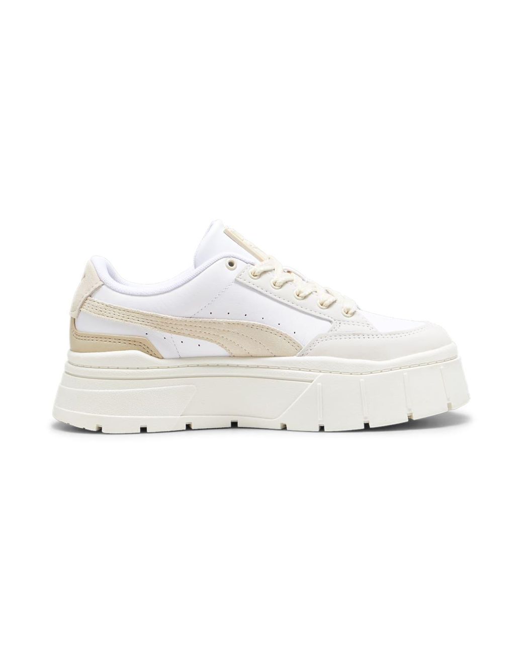 PUMA White (Wmns) Mayze Stack Luxe Alpine Snow'