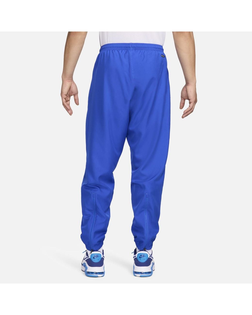 Nike Blue Brazil 1998 Reissue Soccer Replica Track Pants 'Lyon' for men
