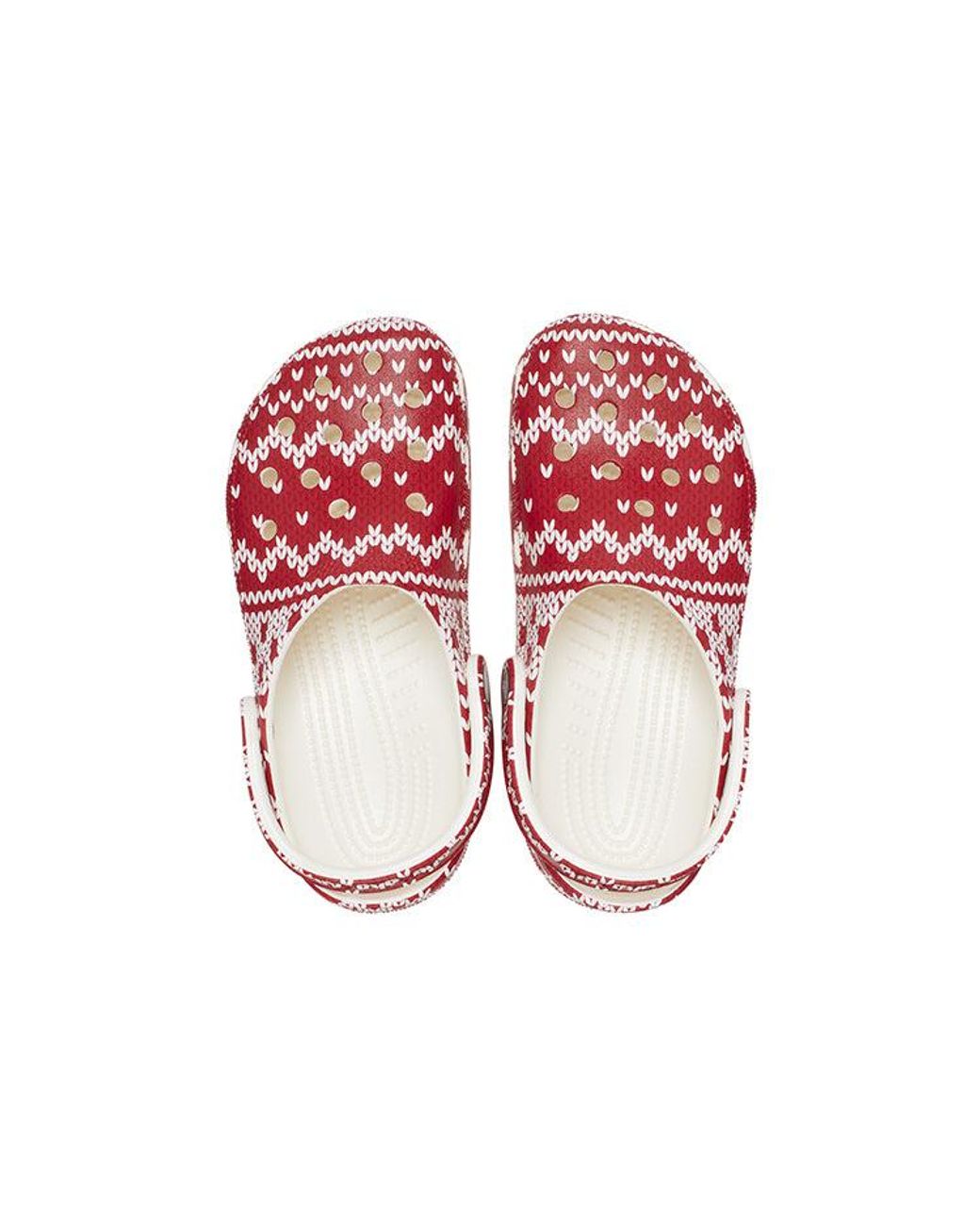 CROCSTM Red (Wmns) Classic Holiday Sweater Graphic