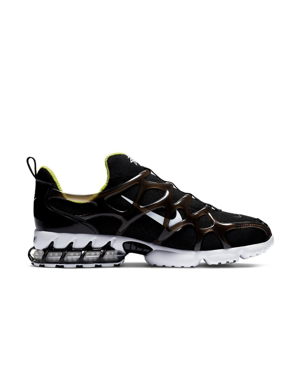 Nike Black X Stussy Air Zoom Spiridon Kukini for men