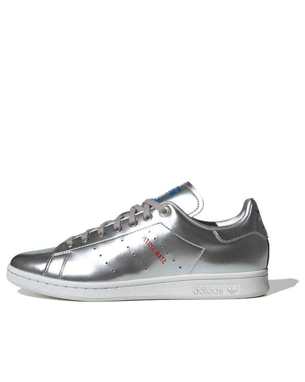 adidas Stan Smith 'silver Metallic' in Gray for Men | Lyst