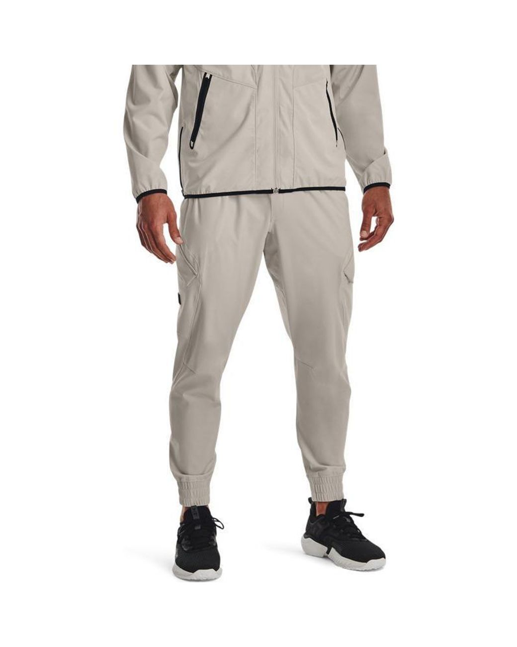 Under Armour Gray Project Rock Unstoppable Pants Khaki' for men