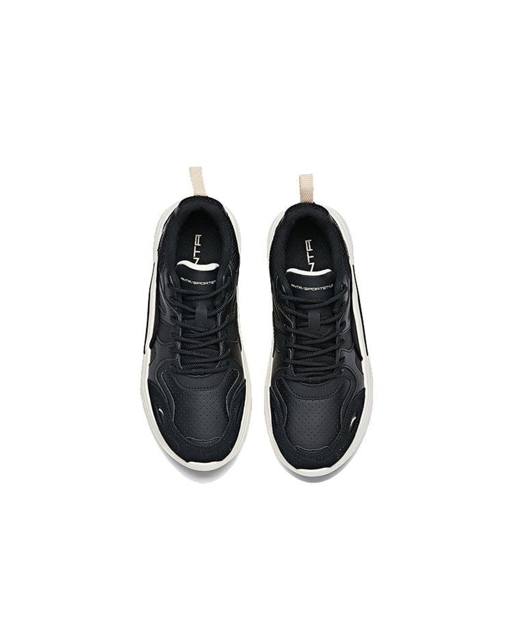 Anta Black (Wmns) Life Series Sneakers Dad Shoes'