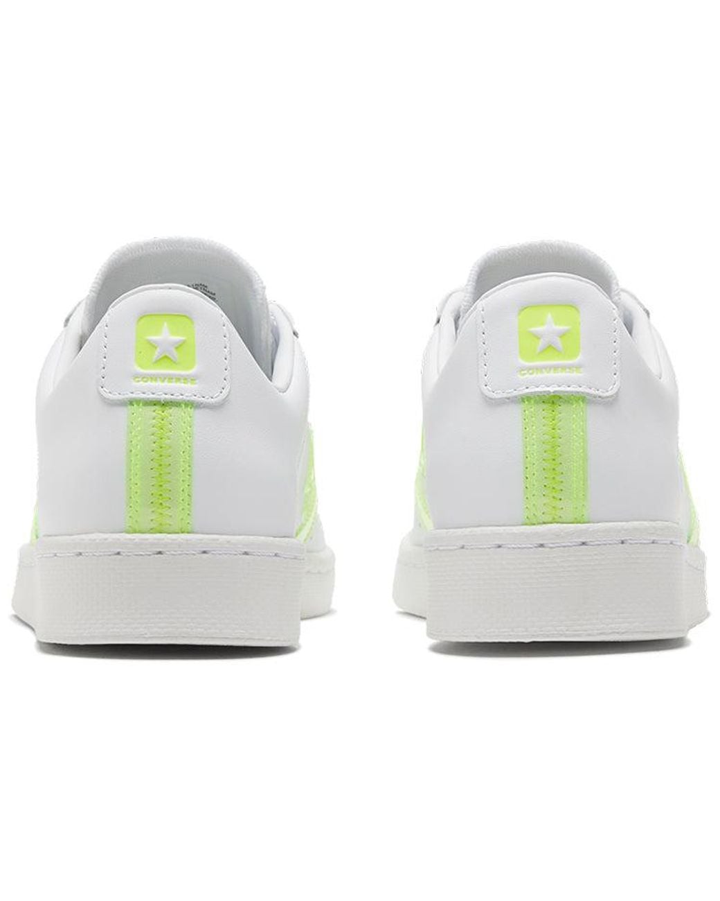 Converse White Pro Leather Low 'Hi-Vis Collection for men