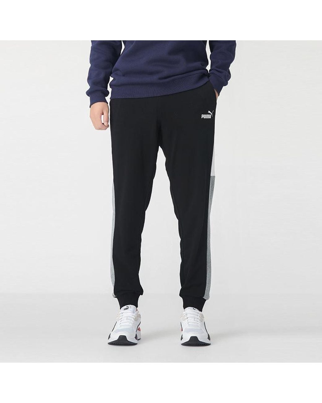 PUMA Black Block Sweatpants for men