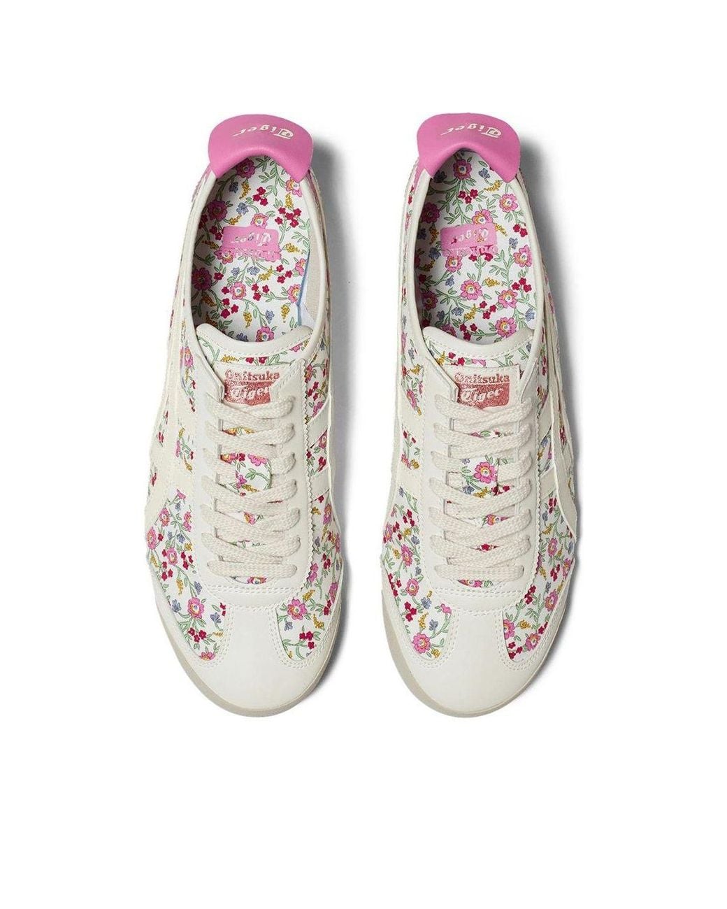 Onitsuka Tiger White Mexico 66 "Cream Floral" Sneakers for men