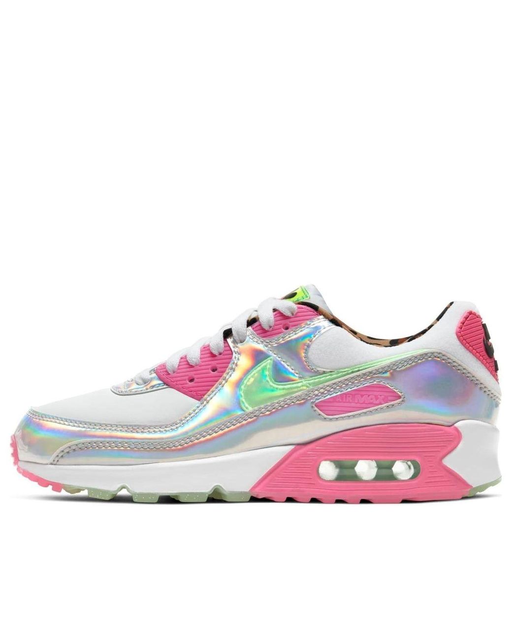 Nike White (Wmns) Air Max 90 Lx 'Laser Fuchsia'