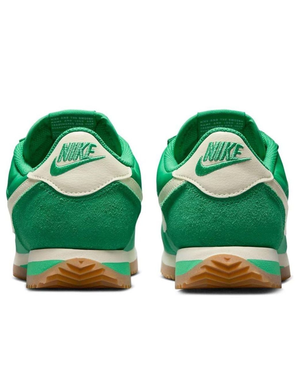 Nike Green Cortez Textile Shoes