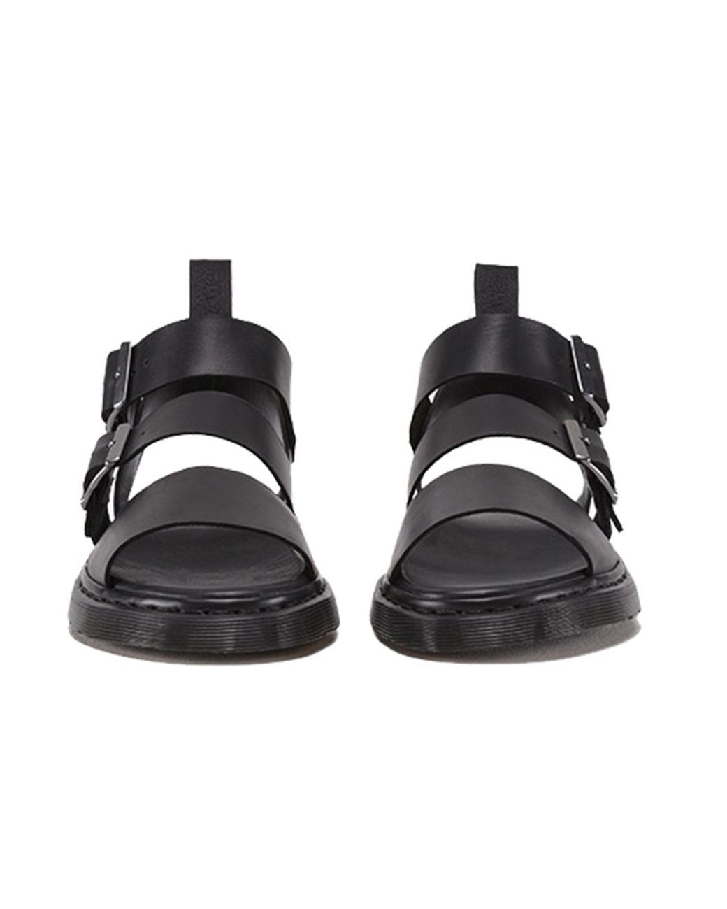 Dr. Martens Blue Gryphon Brando Leather Gladiator Sandals