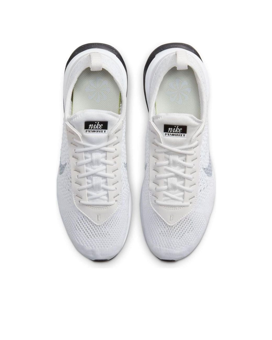 Nike White (Wmns) Air Max Flyknit Racer 'Pure Platinum'