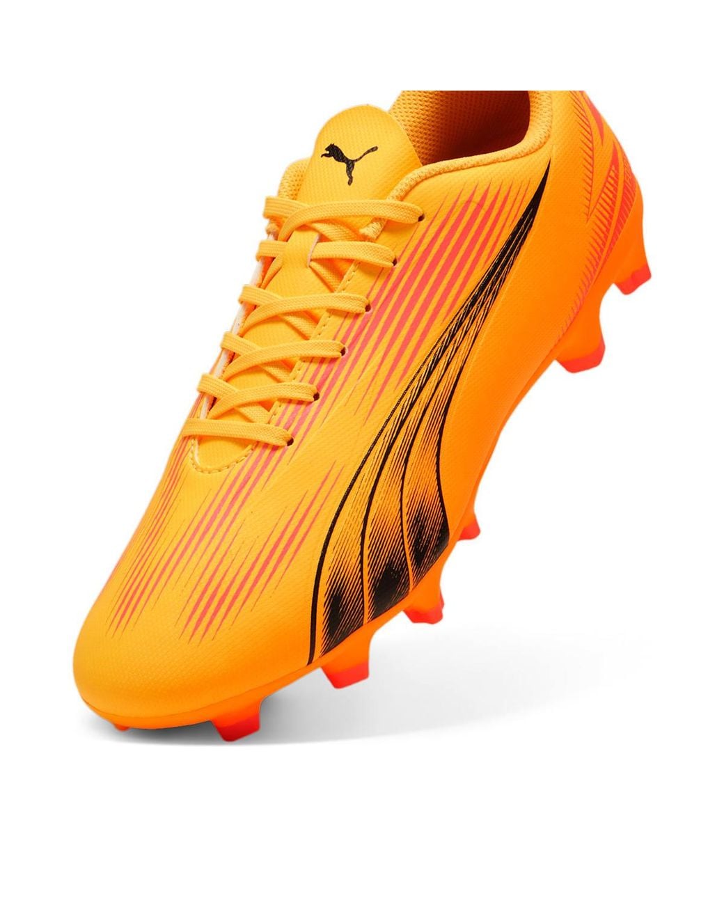 PUMA Yellow Ultra Play Fg/Ag Boots 'Sun Stream Sunset Glow' for men