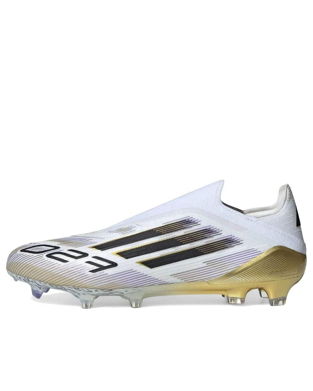 Adidas White F50 Elite Laceless Fg 'Road To Glory Pack' for men