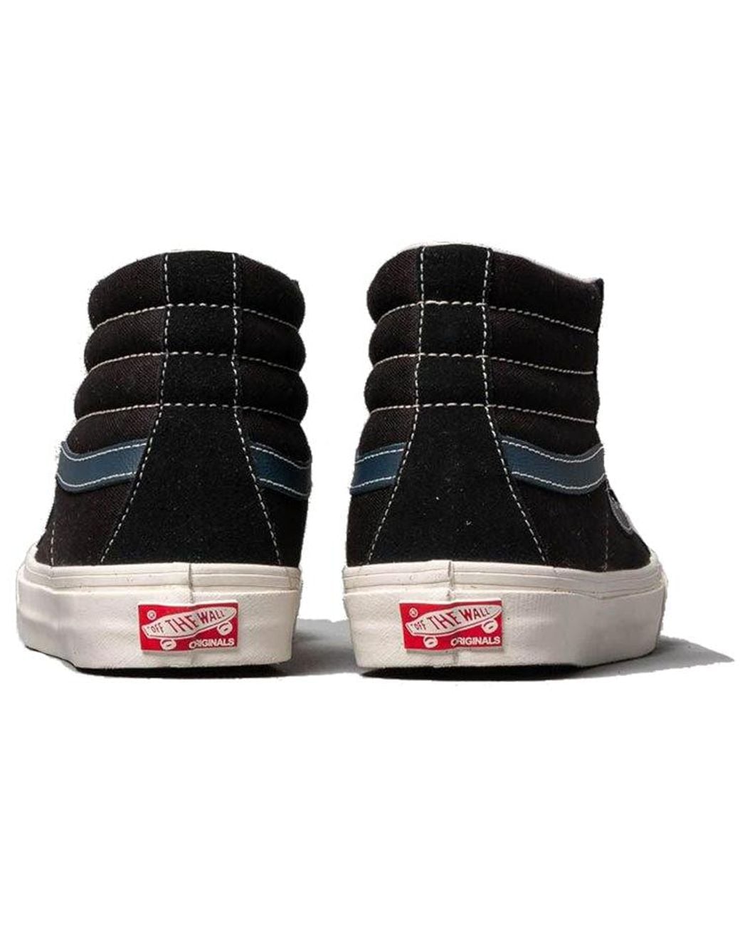 Vans Black Sk8-Hi Lx Suede Canvas Dress' for men