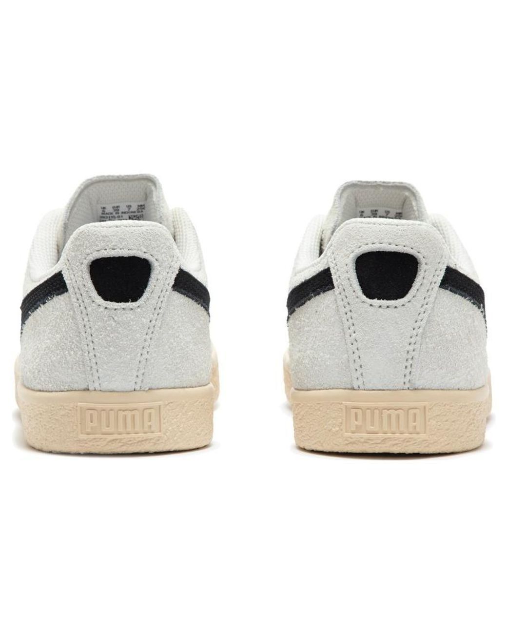 PUMA White Clyde 'Hairy Suede for men