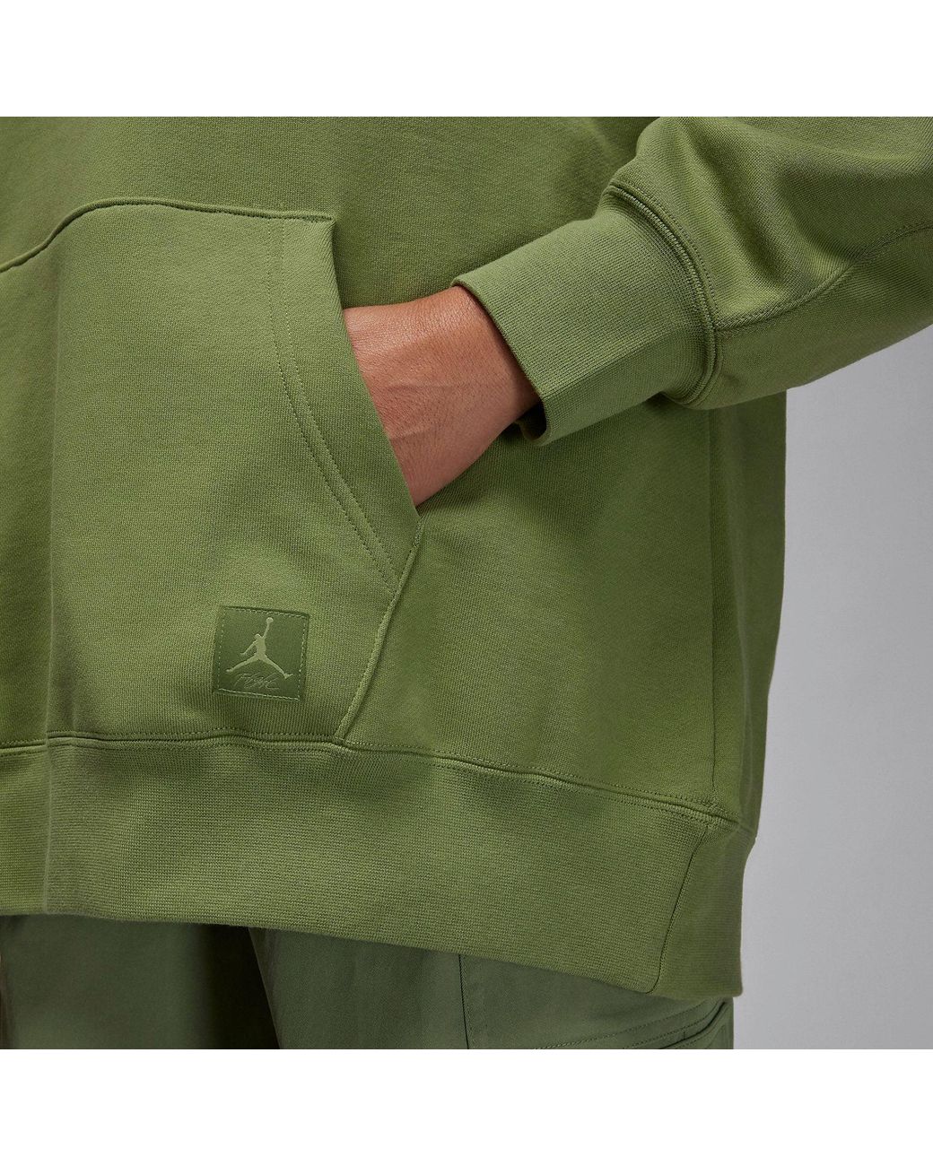 Nike Green (Wmns) Flight Fleece Pullover Hoodie 'Sky J Light'
