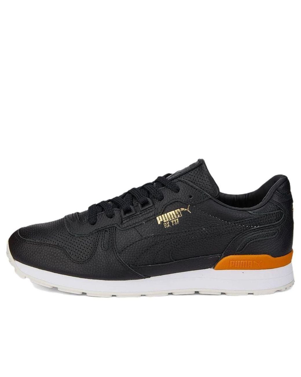 PUMA Black Rx 737 Premium Lace Up for men