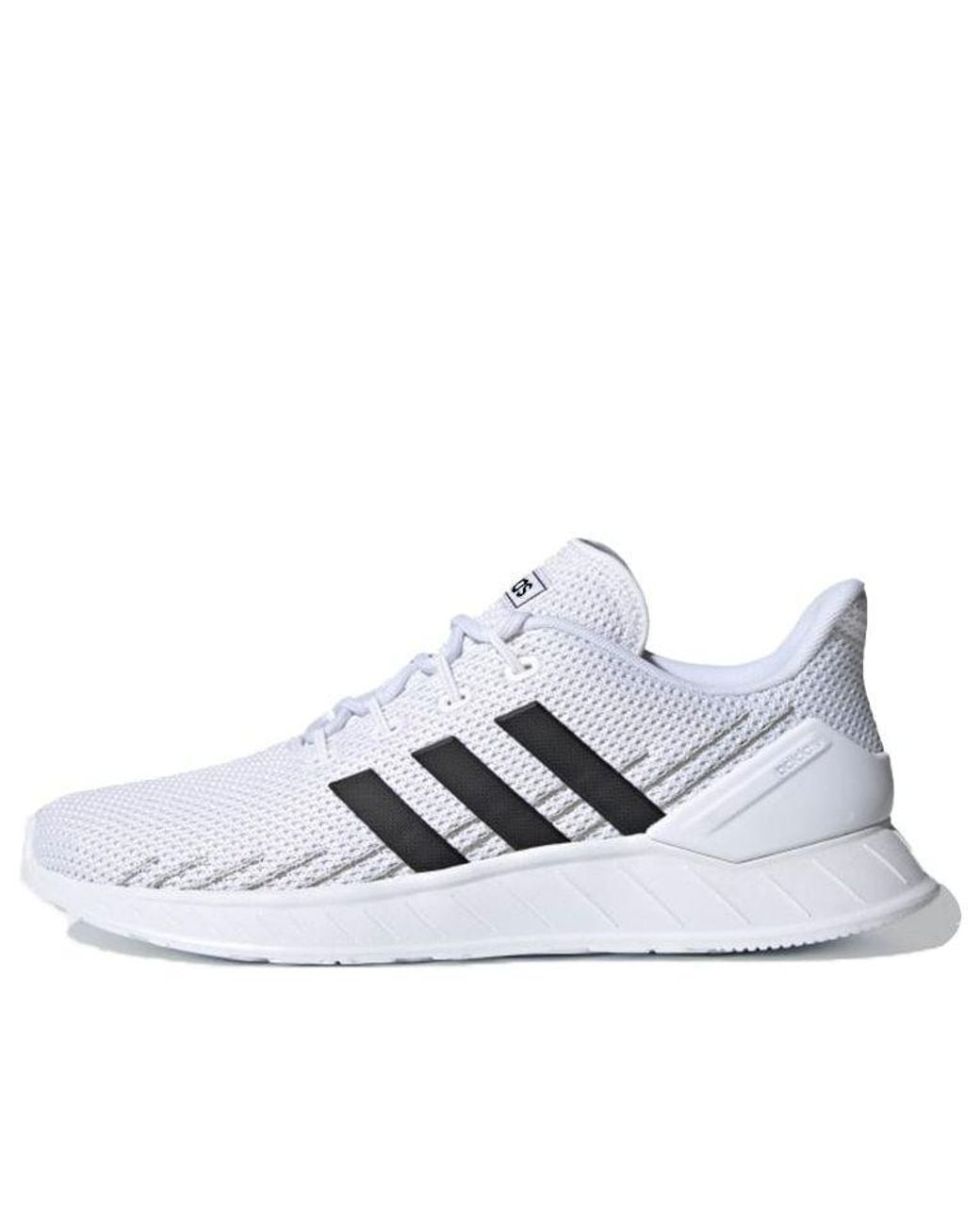 Adidas White Questar Flow Nxt 'Cloud' for men