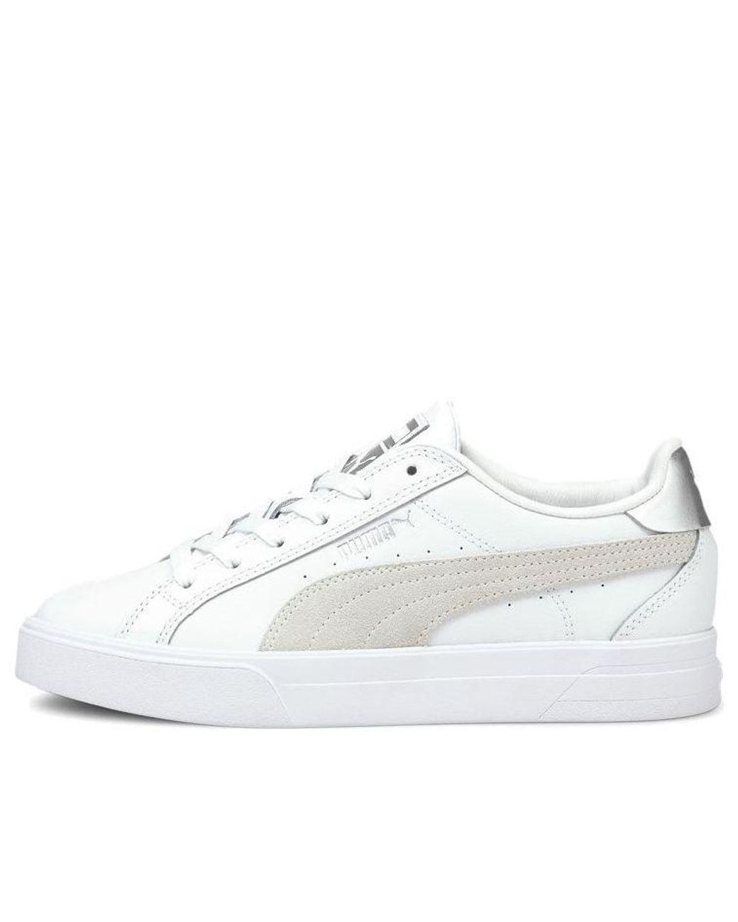 PUMA White (Wmns) Announcer Board Shoes