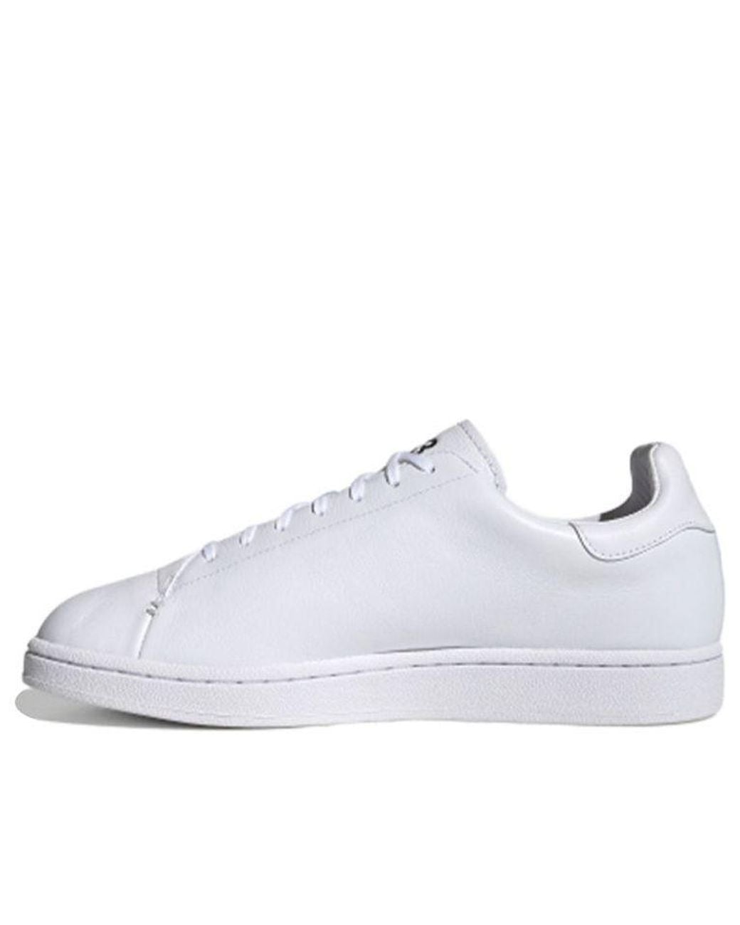 Adidas White Y-3 Yohji Court Shoes for men