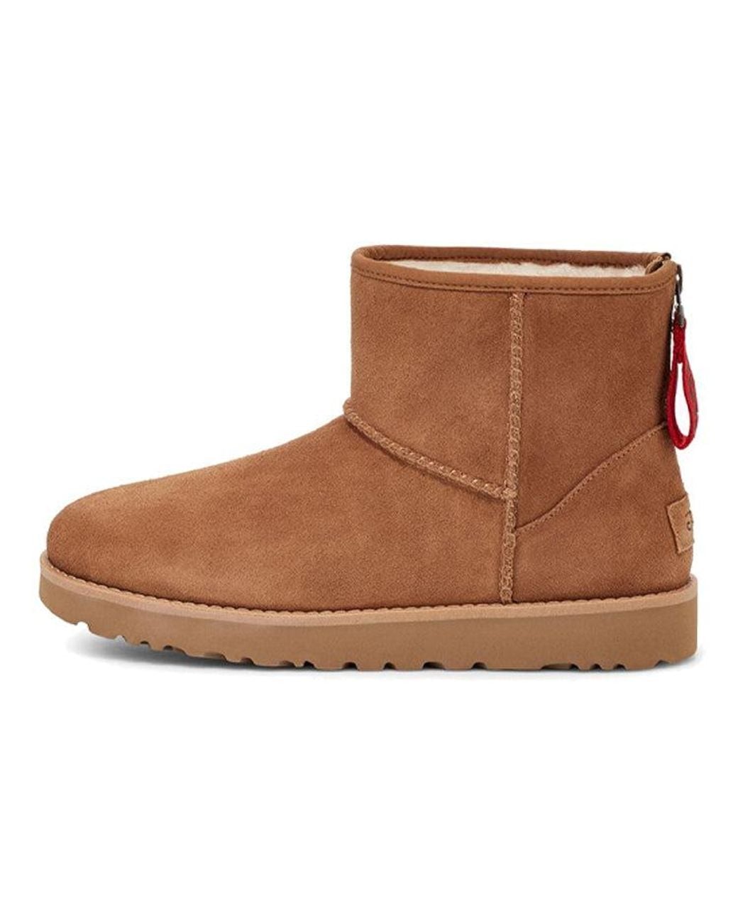 Ugg Brown Classic Mini Logo Zip