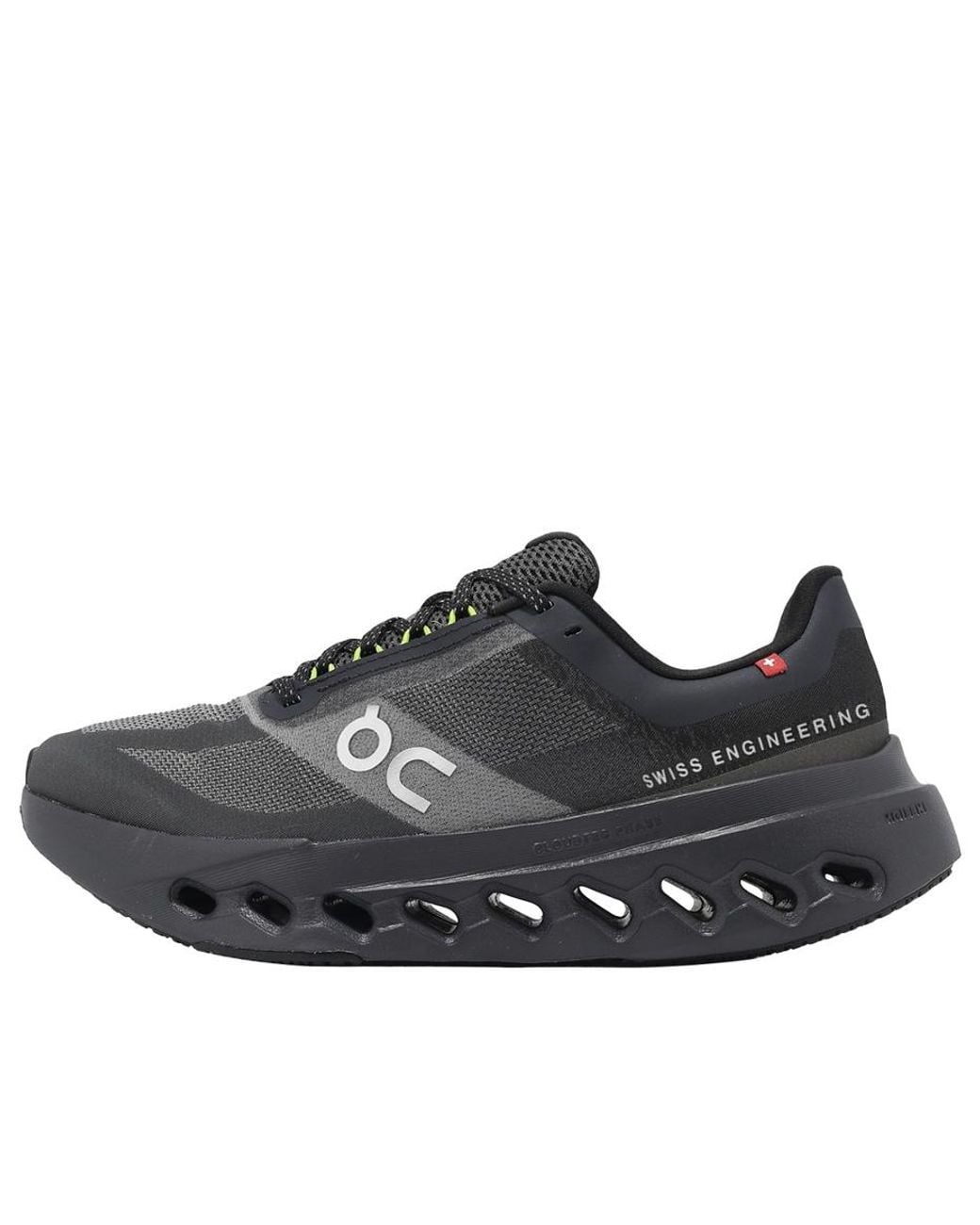 On Shoes Black Cloudsurfer Next Lumos Iron'