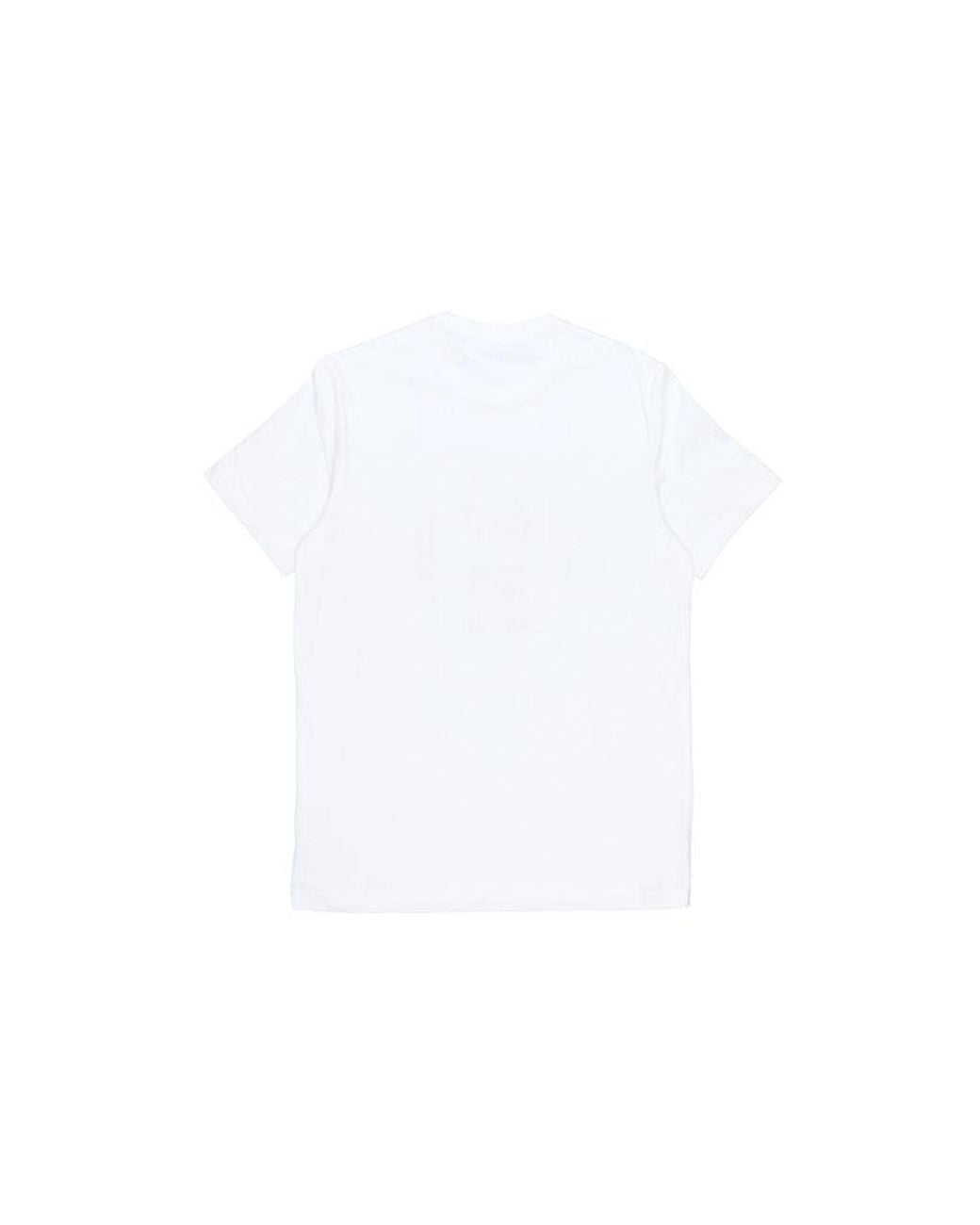 Adidas White Harden Logo Tee Basketball Sports Short-Sleeve Tee for men