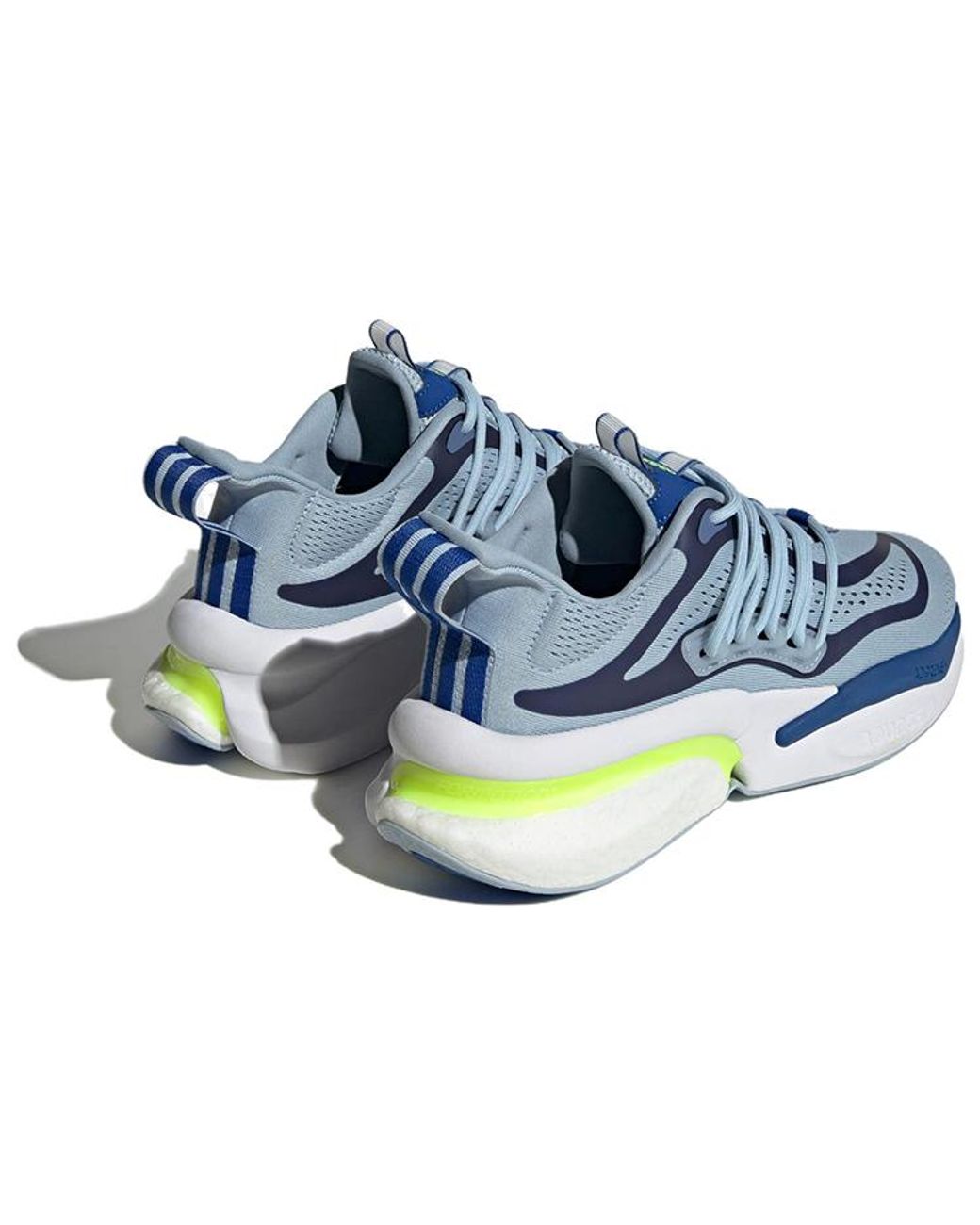 Adidas Blue Alphaboost V1 'Wonder Lucid Lemon' for men