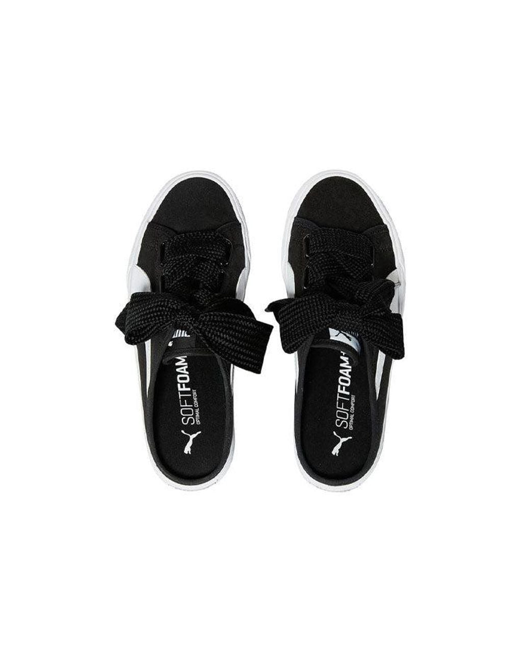PUMA Black (Wmns) Bari Mule Ribbon