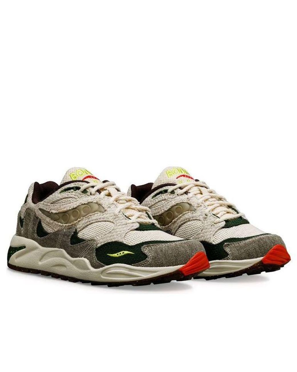 Saucony Brown X Bodega Grid Shadow 2 'Jaunt Woven' for men
