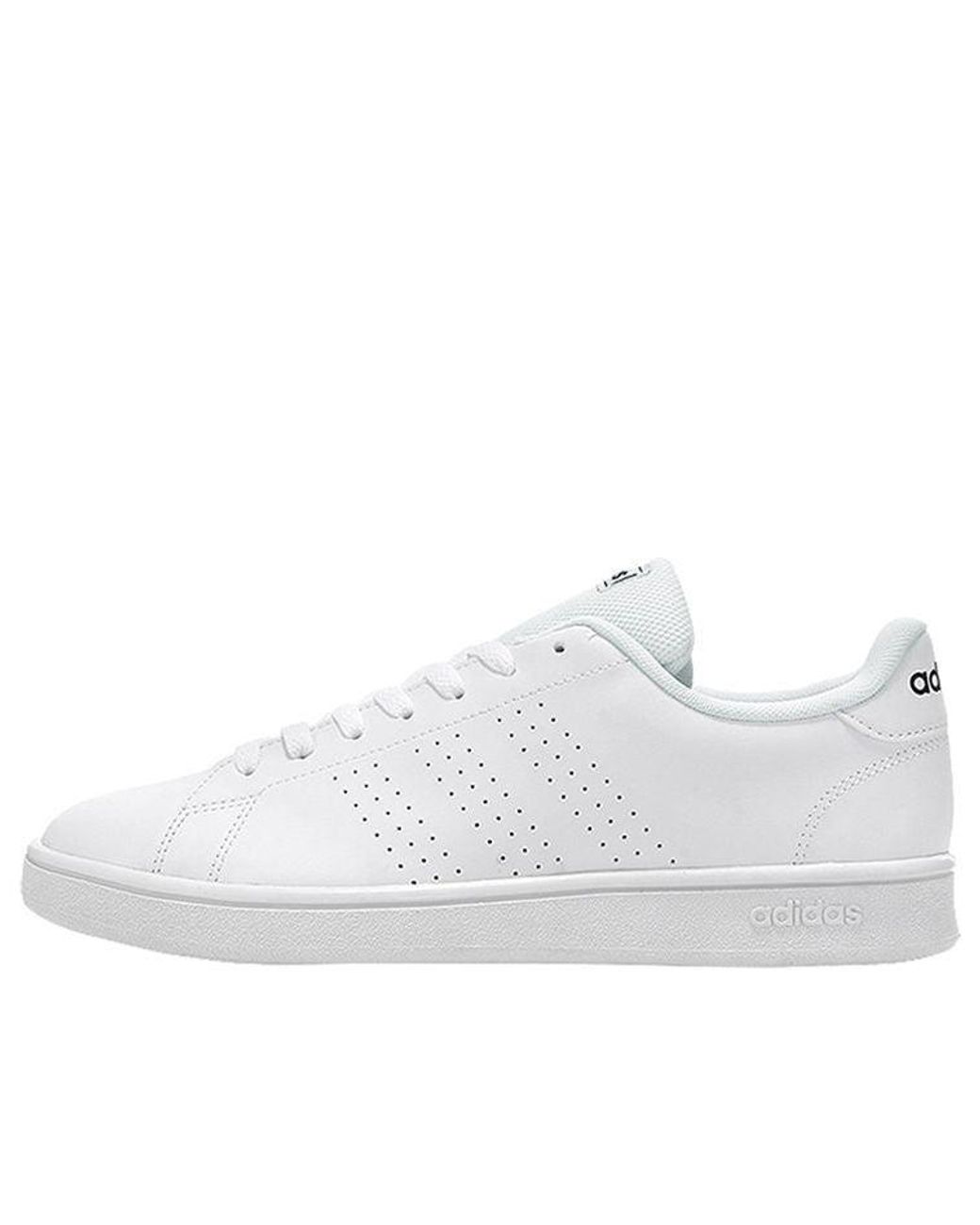 Adidas White Advantage Base Trace' for men