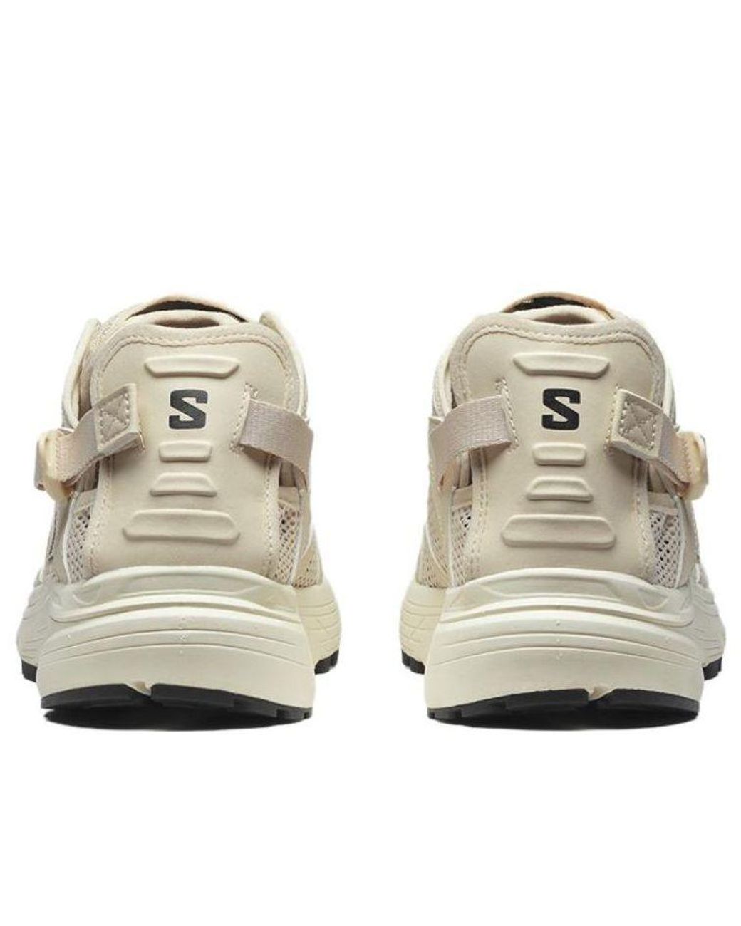Salomon White Techsonic Leather Advanced 'Almond Milk Vanila' for men