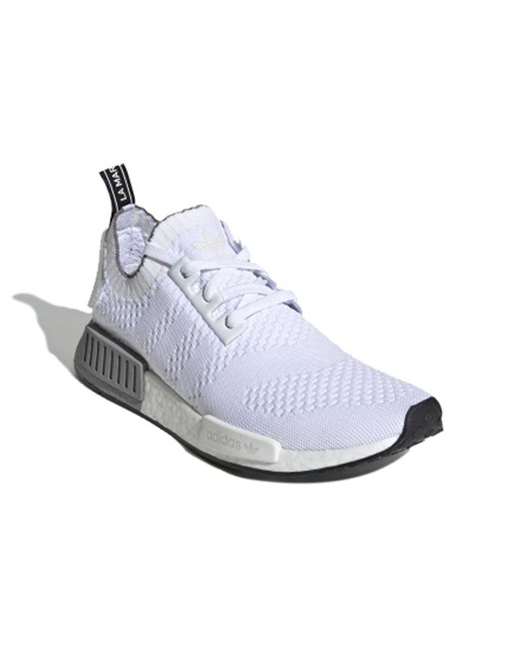 Adidas White Nmd_R1 Primeknit 'Two Tone Boost for men
