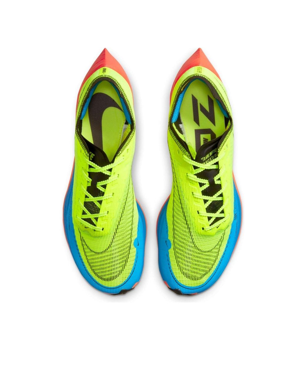 Nike Green Zoomx Vaporfly Next% 2 'Volt Bright Crimson' for men