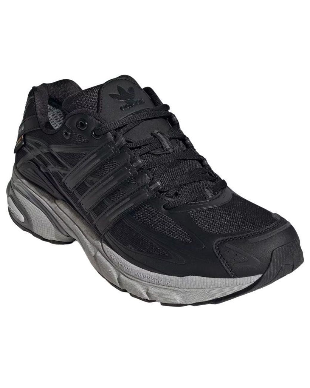 Adidas Black Adistar Cushion Gore-Tex Iron Metallic' for men